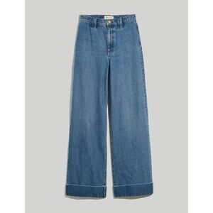 Madewell The Perfect Vintage Wide-Leg Jean in Traymore Wash Sz 27
